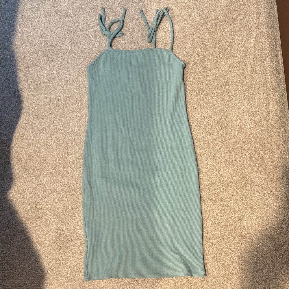 Wild Fable Teal Tie Strap Dress